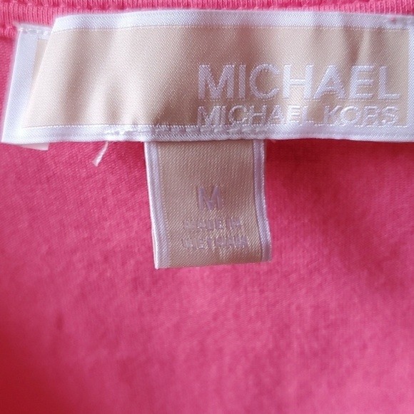 MICHAEL Michael Kors Pink Tank Top with Gold Zipper - Picture 2 of 6